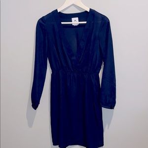 Madison Cinch Waist Carmiena Dress Blue Ink XS Dress